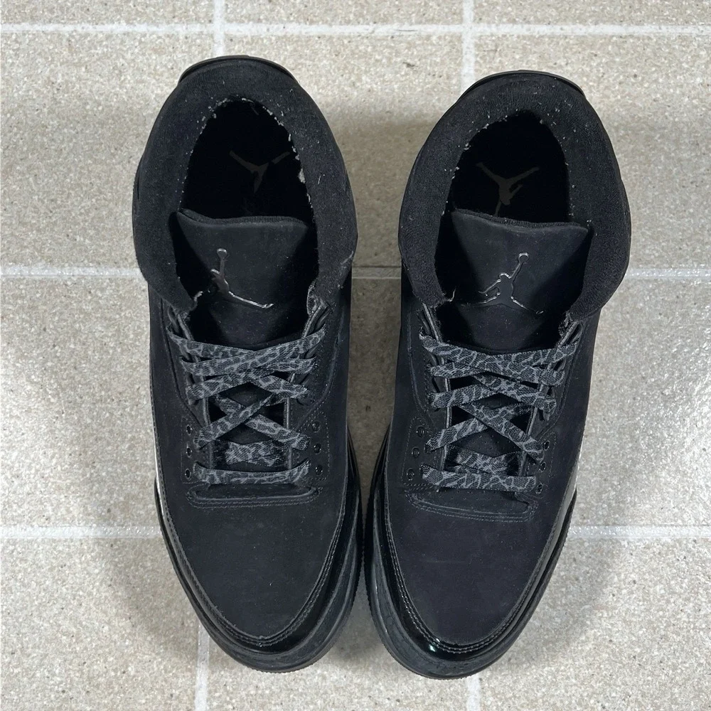 Nike Air Jordan 3 Retro Black Cat 2025 CT8532-001 Men's Size 12